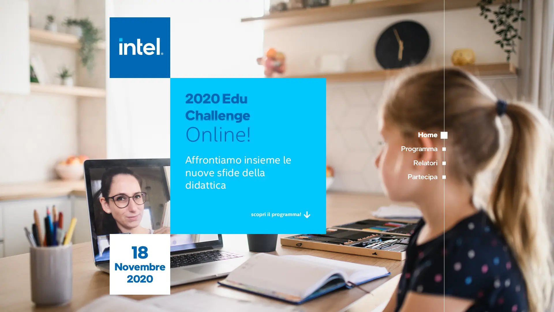 Intel Edu Challenge visual system with typography, spacing and hierarchy