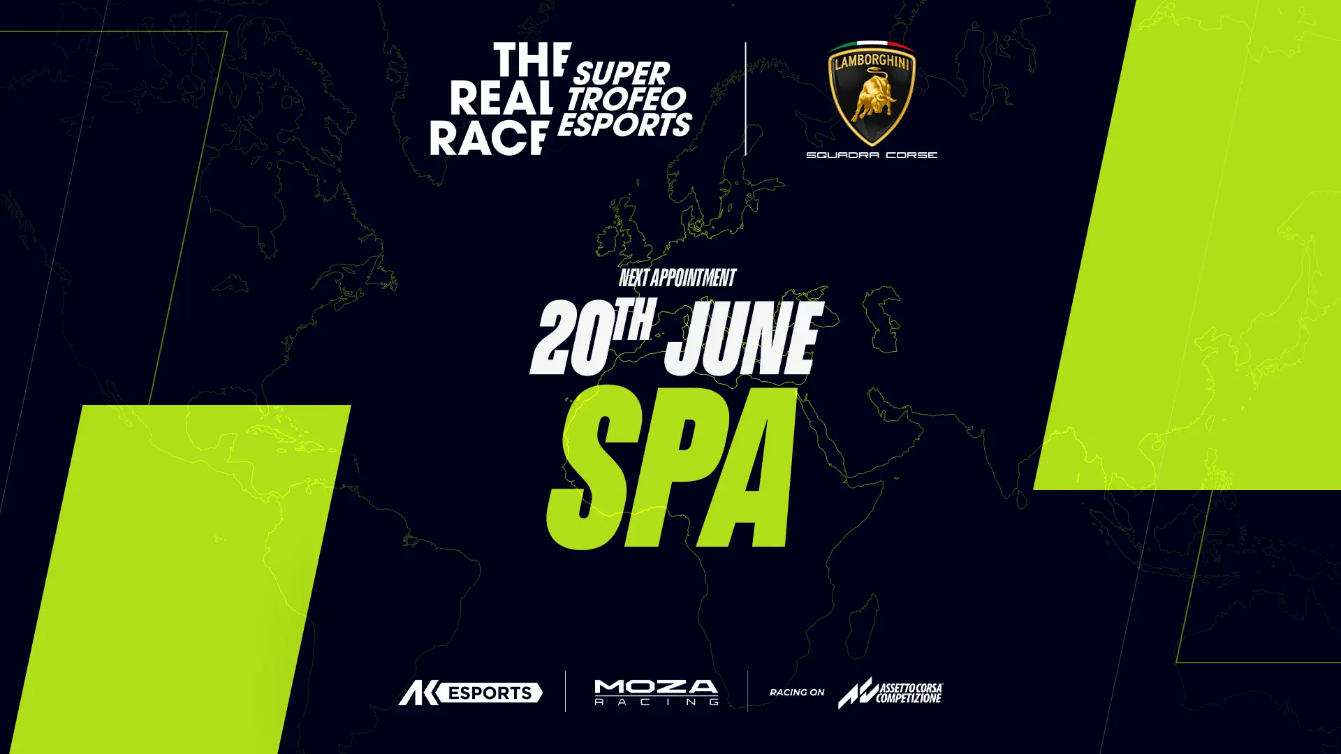 The Real Race broadcast graphics and live competition overlays